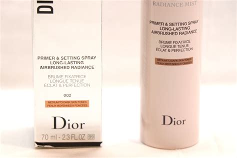 Christian Dior Backstage Airflash Radiance Mist Primer Setting 